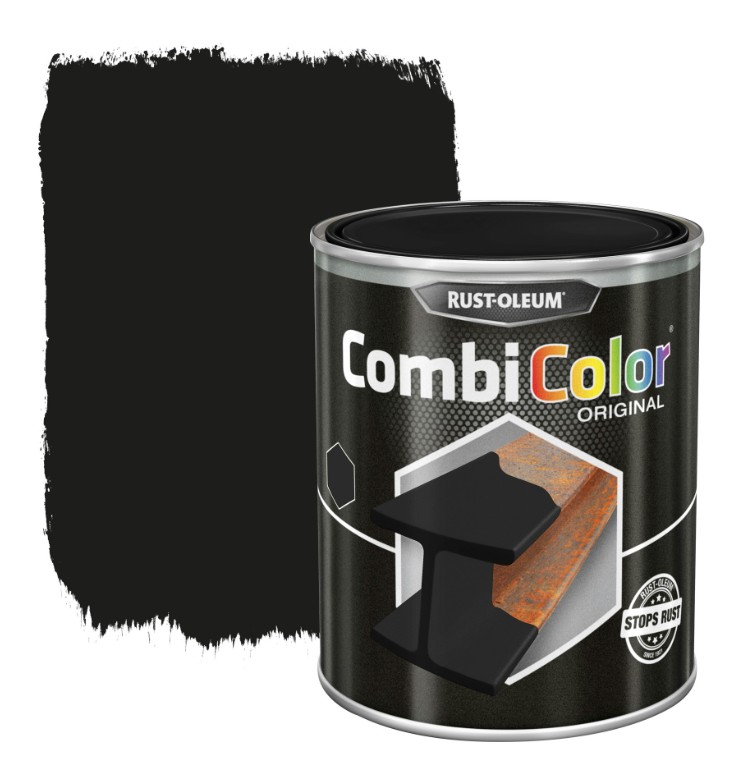 COMBICOLOR ZIJDEGLANS ZWART 750ML