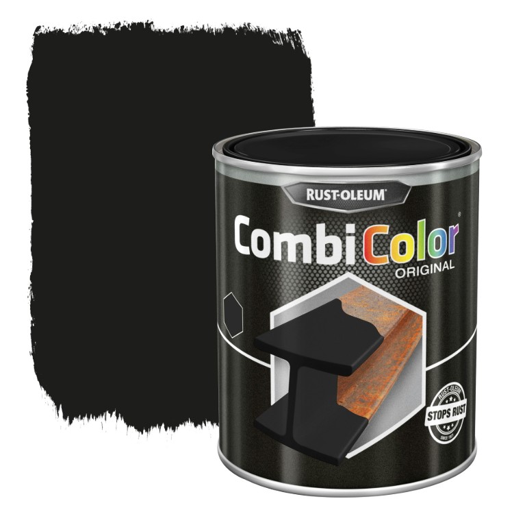 COMBICOLOR MAT ZWART 750ML