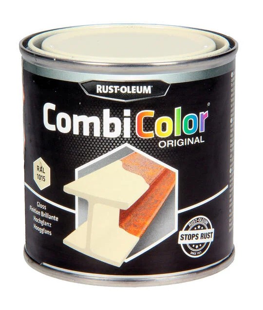Rust-oleum laque peinture métal brillant 0,25l ivoire clair