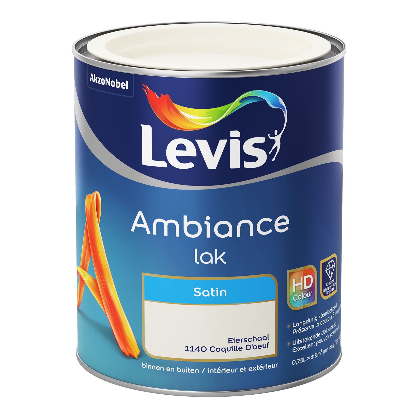 Levis Ambiance Lak Satin 0.75l Eierschaal