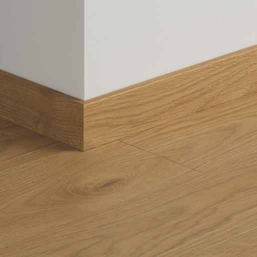 Quick-Step sol stratifié - Plinthe standard 1491 Chêne blanc clair - Pack 6 pièces