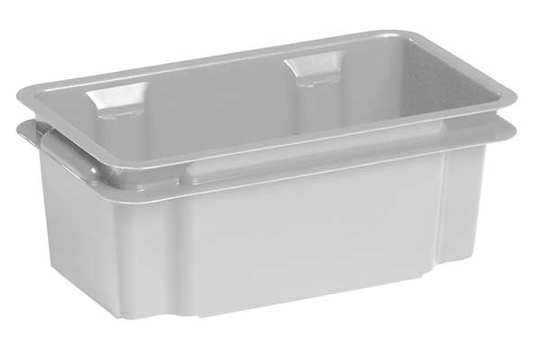 Crownest box 7l gris clair 36x21x14,5cm 