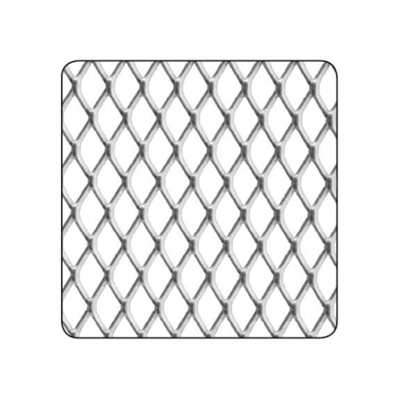 Strekmetalen plaat alu brut 10x5.5 500x500x0.8mm