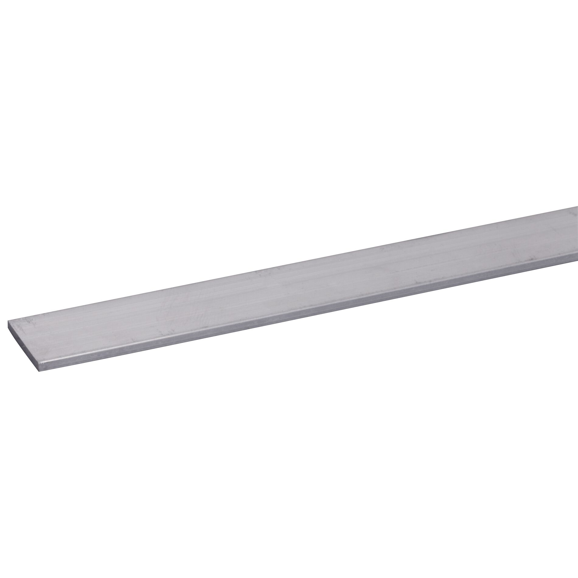 Profil de finition plat aluminium 2x15mm - 200cm