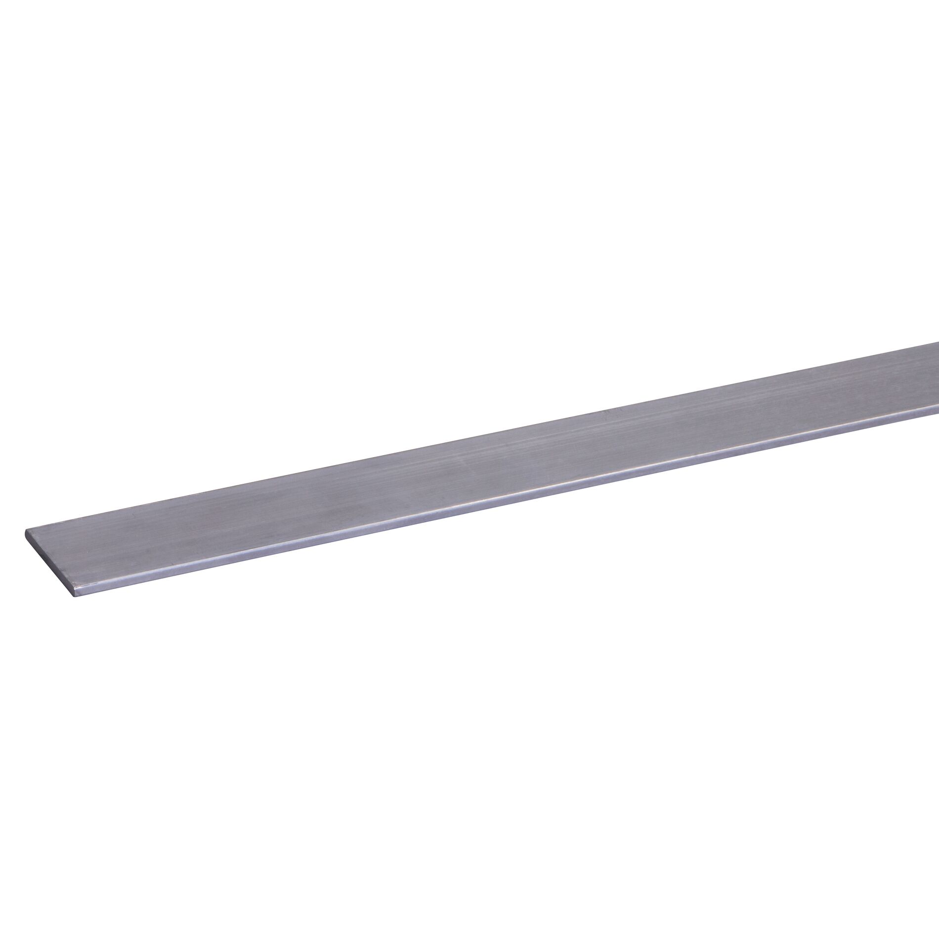 Profil de finition plat aluminium 2x15mm - 100cm