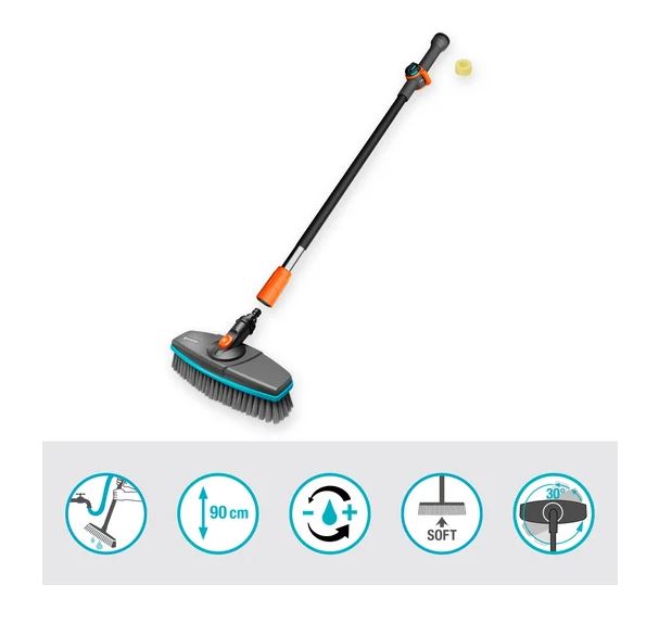 Cleansystem reinigingsset met zachte handgreep, voor gevoelige oppervlakken