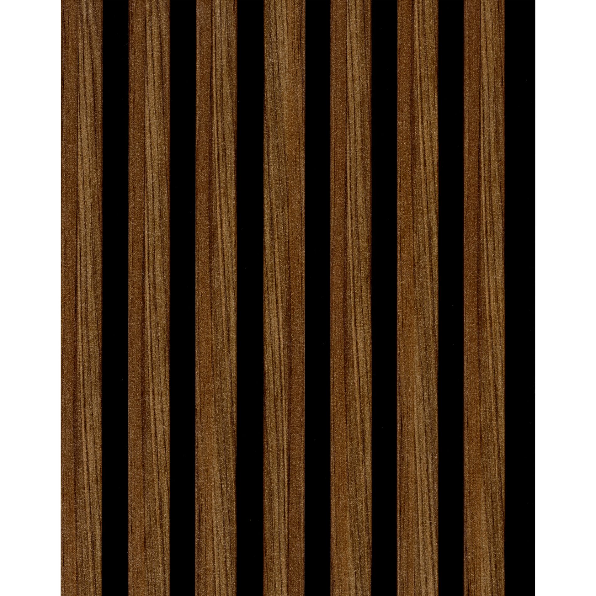 Decowall Acoustic walnoot 260x30cm (2 st)