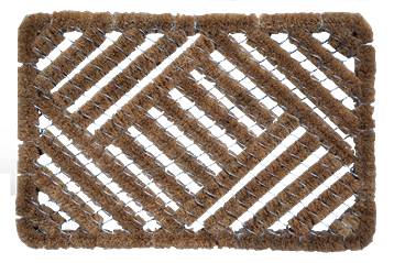 Cocoborstelmat op draad 40x60cm