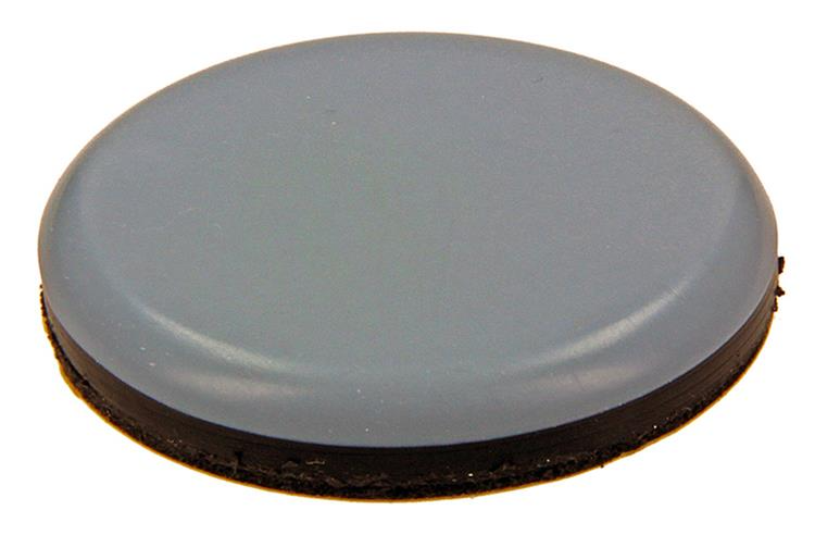 Patin super-glisseur adhésif gris rond Ø40mm (4 pièces)