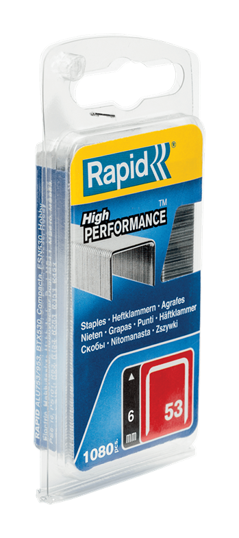 Rapid agrafes galvanisées 53/6mm (1080pcs)