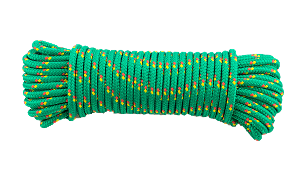 Corde de polypropylène tressée 8mm - 20m mix