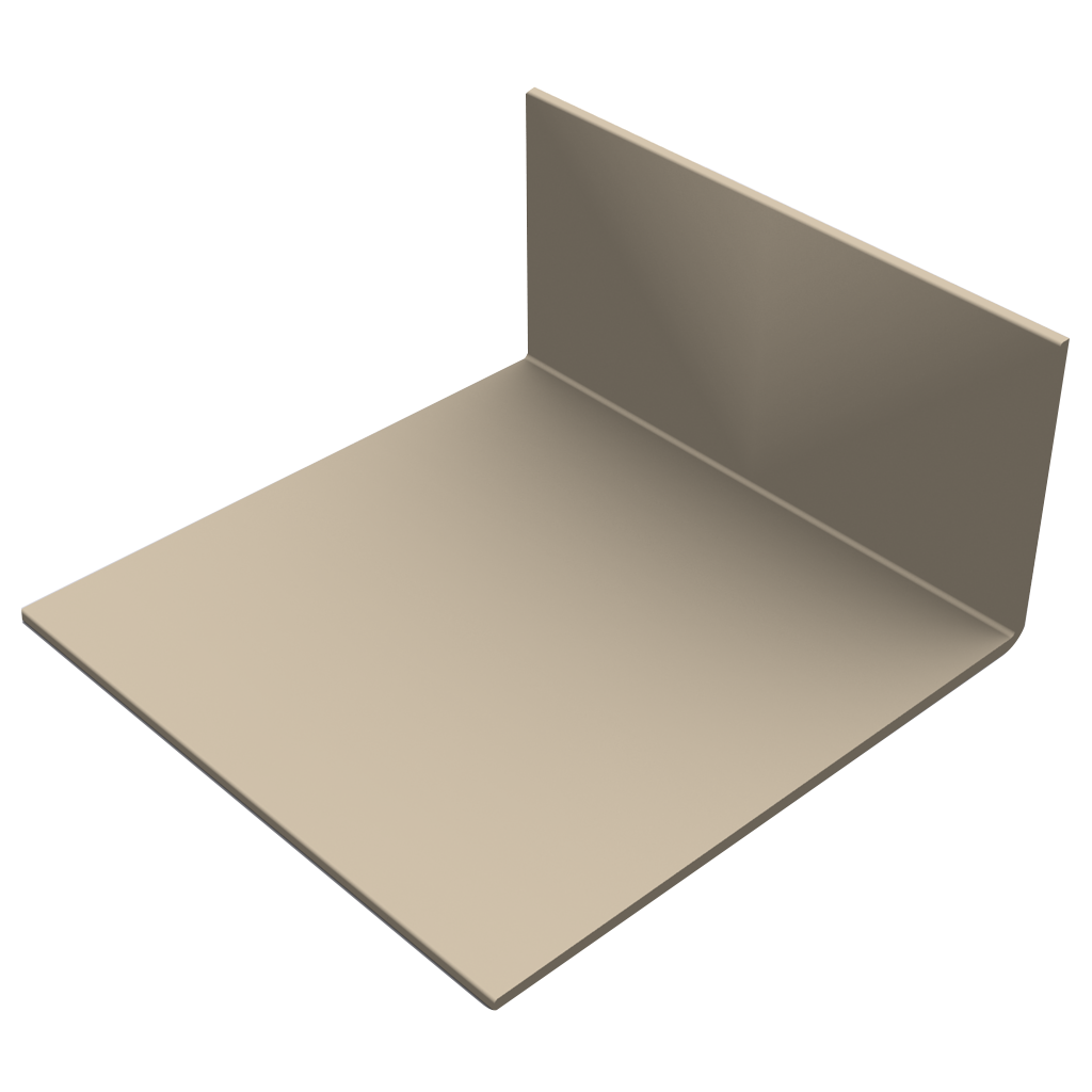 Durasid hoekprofiel PVC 50x100mm 3m - 91 RAL9001 Crème (prijs per lm stuk)
