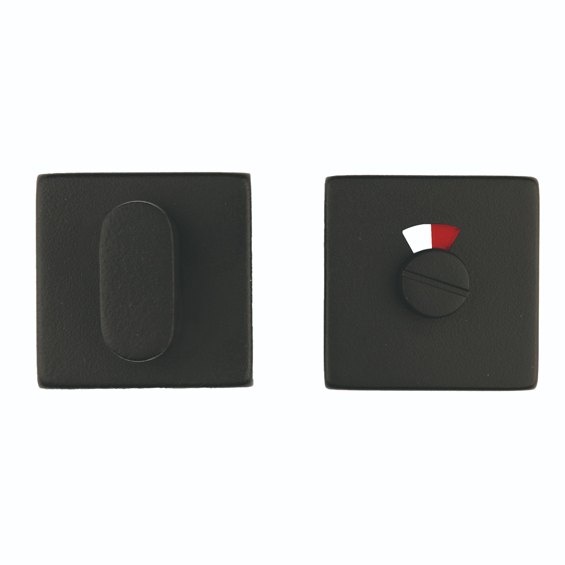 Garniture WC Square Shape Noir Structure UV