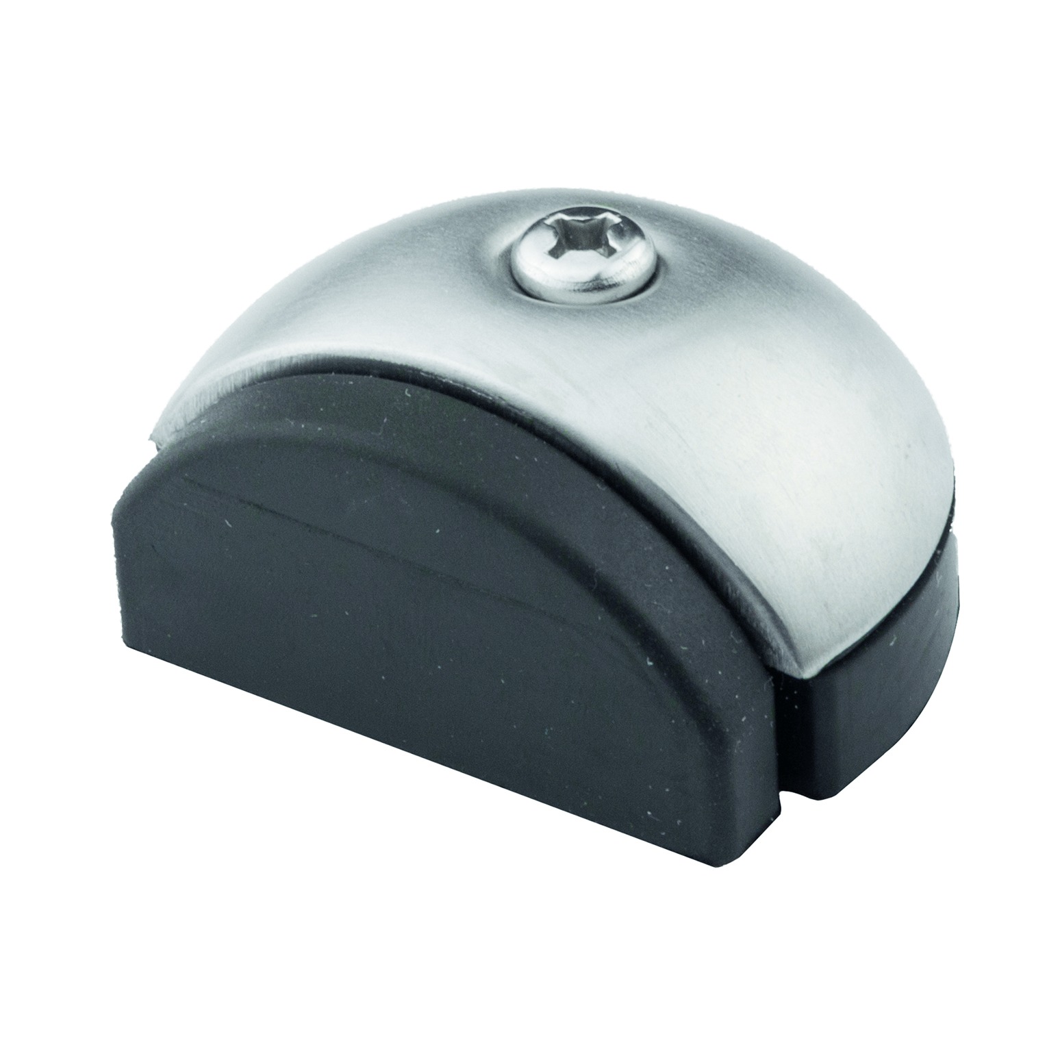 Vloerdeurstop Halve Maan Verhoogd Inox Plus