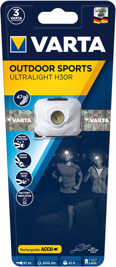 ZAKLAMP OD SPORTS HEAD LIGHT 3AAA