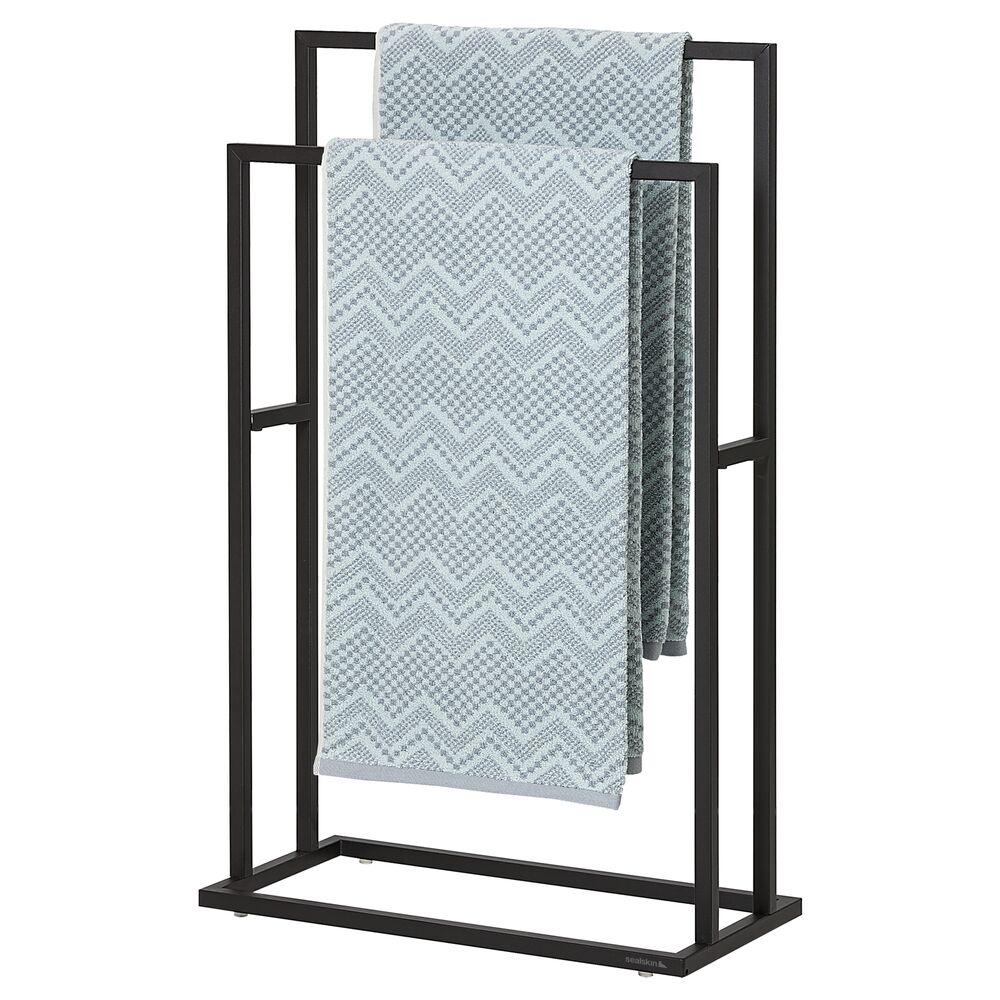 Sealskin Carré Porte-serviette indépendant Noir