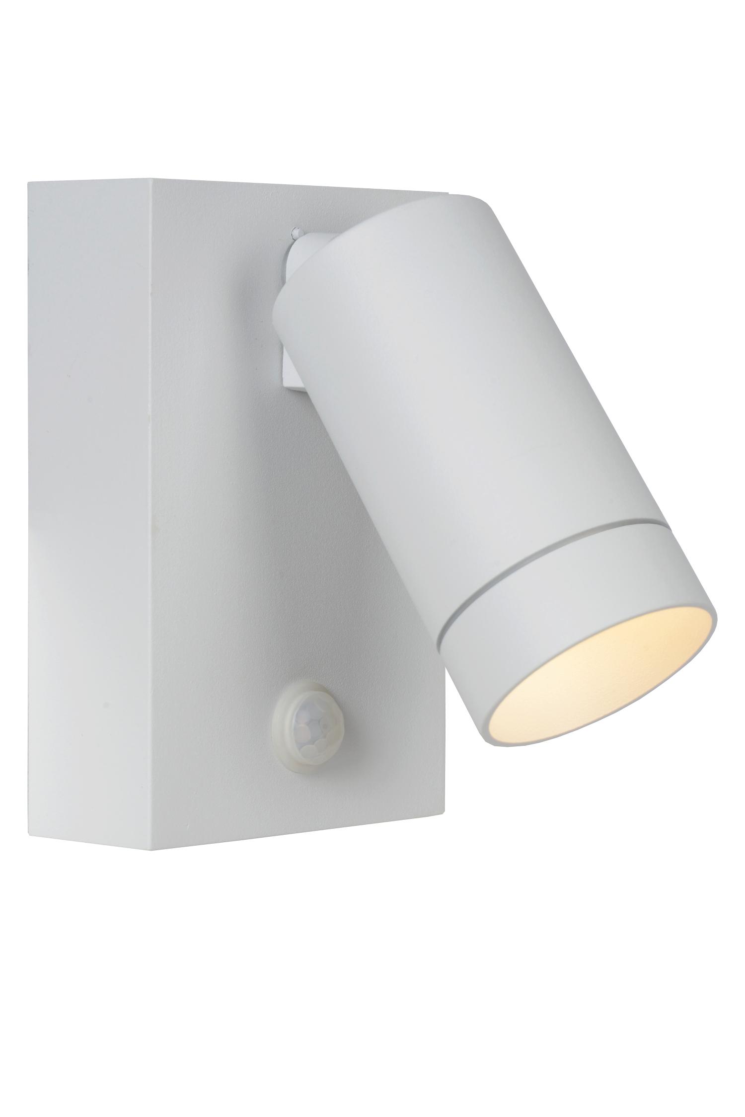 Lucide TAYLOR - Spot mural Extérieur - 1xGU10 - IP54 - Blanc