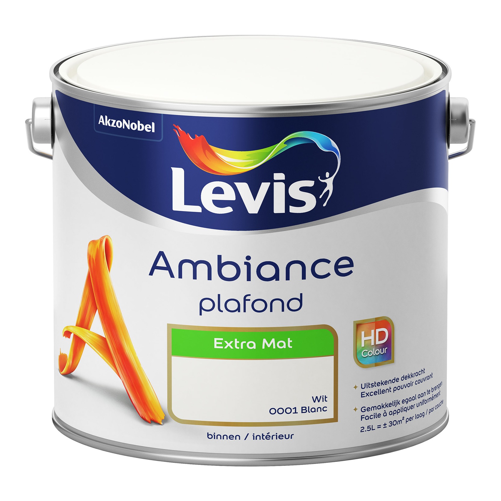 Levis Ambiance Plafond 2.5l Wit