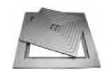 Deksel enkel alu 30x30cm