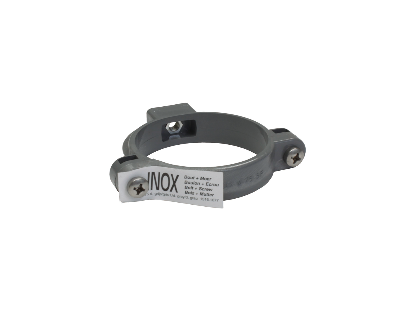 Fixo bevestigingsring Ø110mm donkergrijs