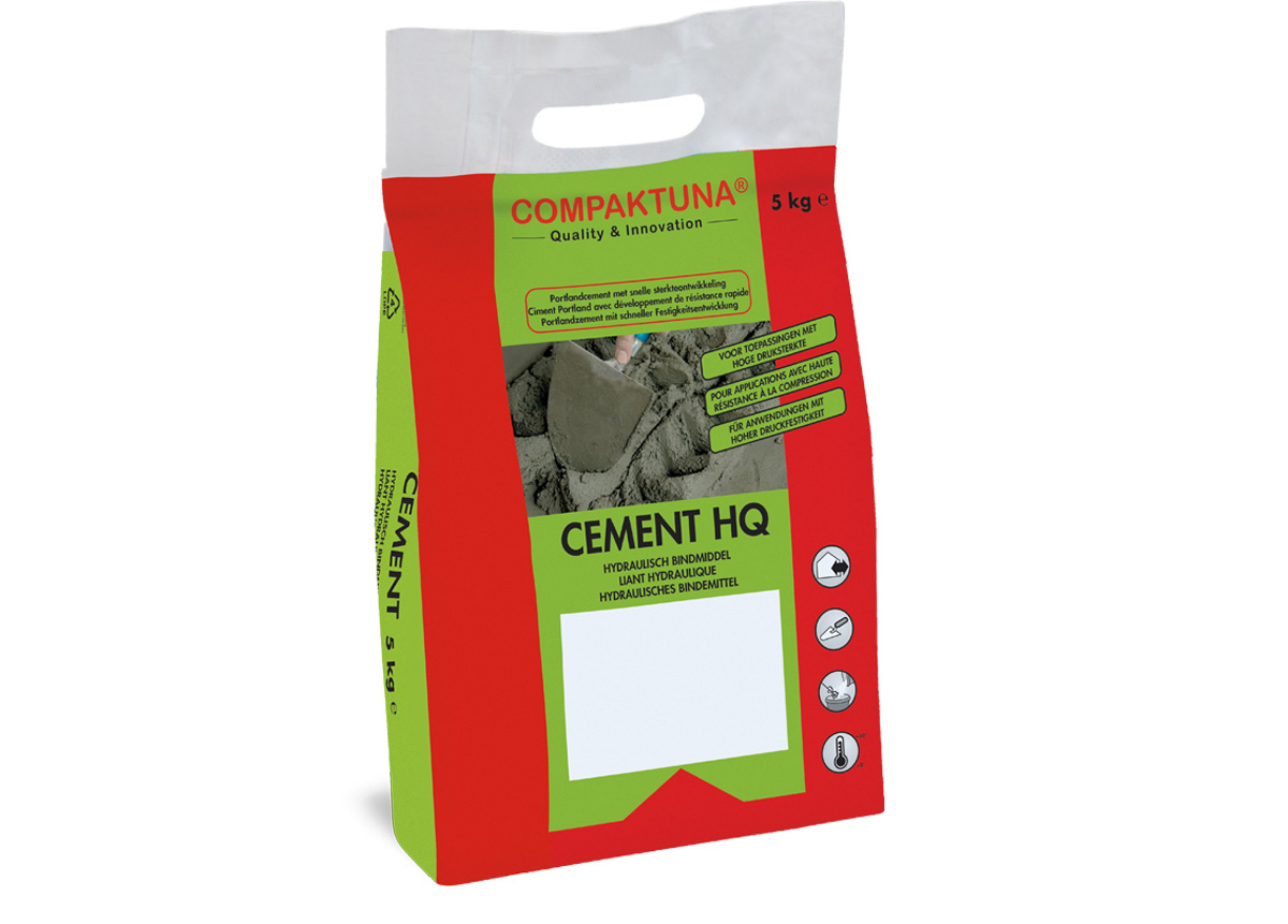 Compaktuna® Cement HQ 5kg wit - Hydraulisch bindmiddel