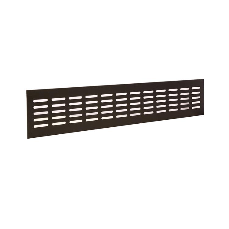 Renson inbouw ventilatiestrip 381 structuur zwart 500x80mm