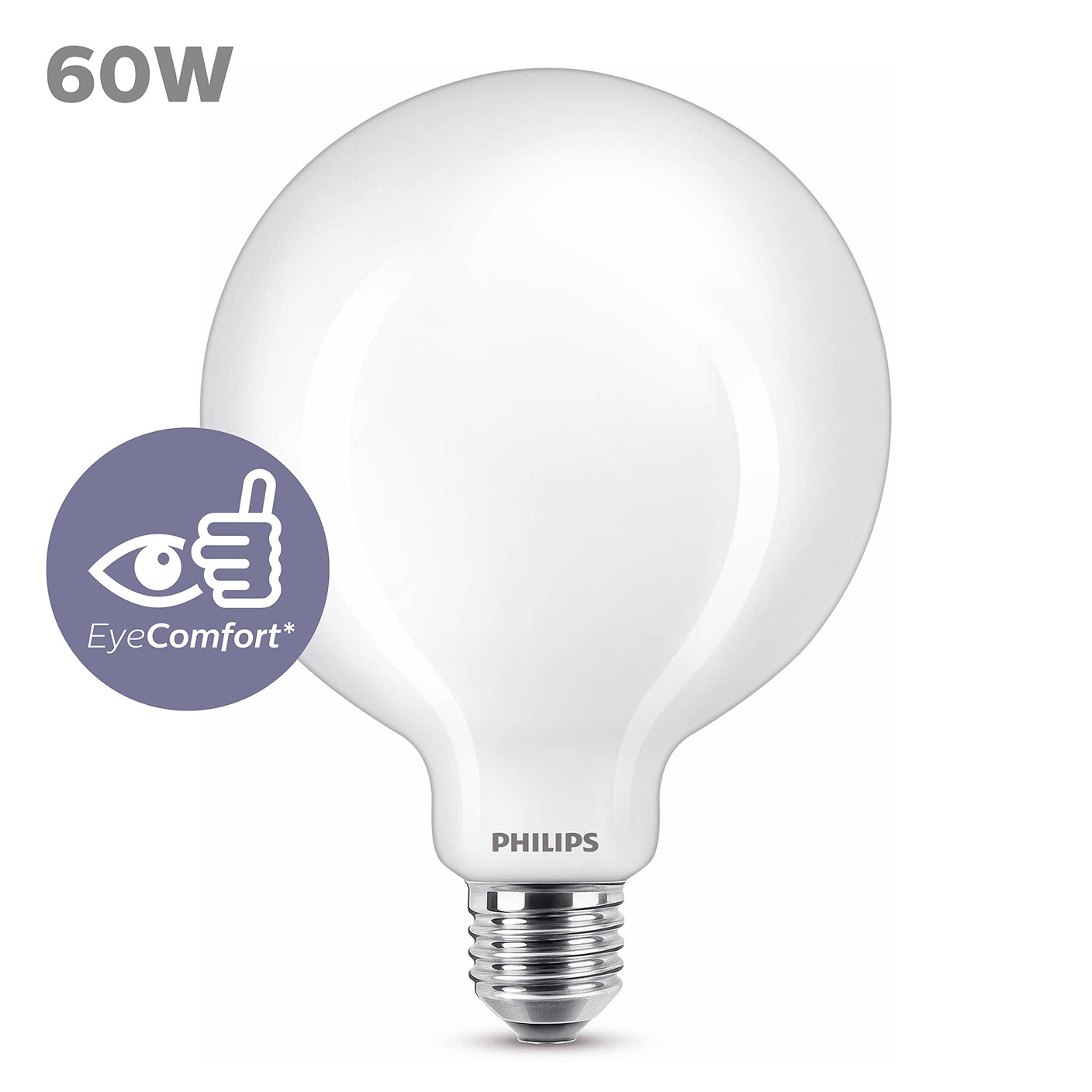 Philips led classic 60W E27 ww G120 fr ND