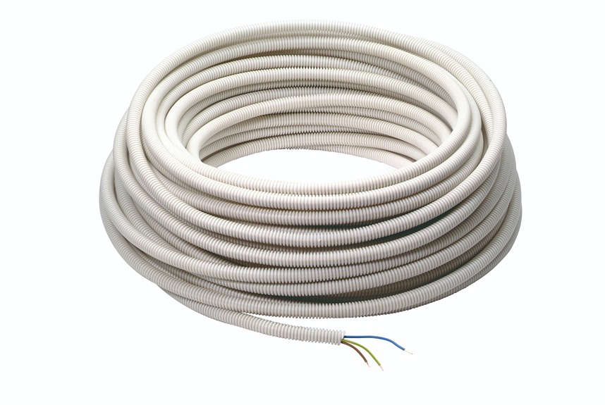 Tube d'installation flexible pré-câblé 5G1.5mm² 50m