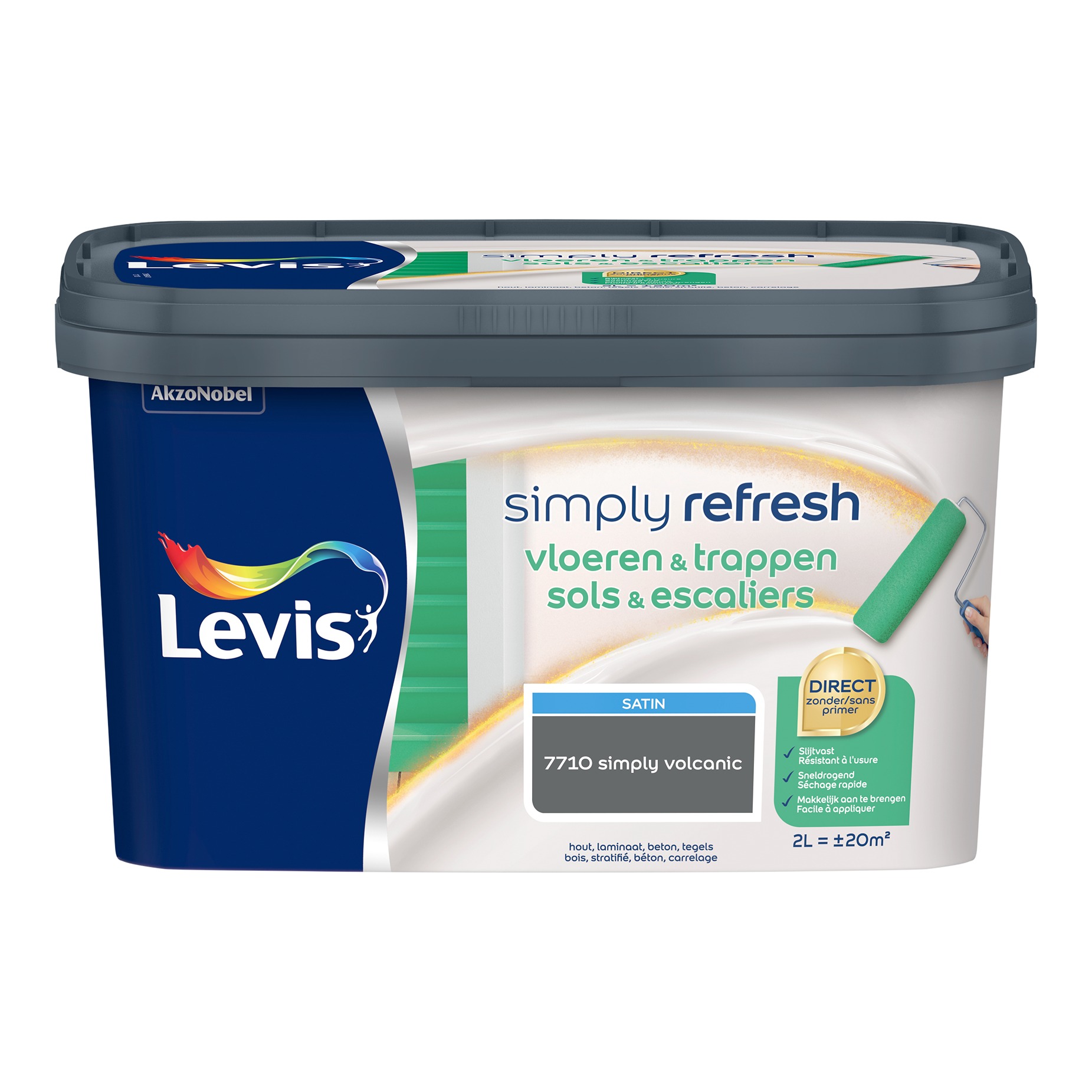 Levis Simply Refresh Sols & Escaliers Satin Simply Volcanic 2l