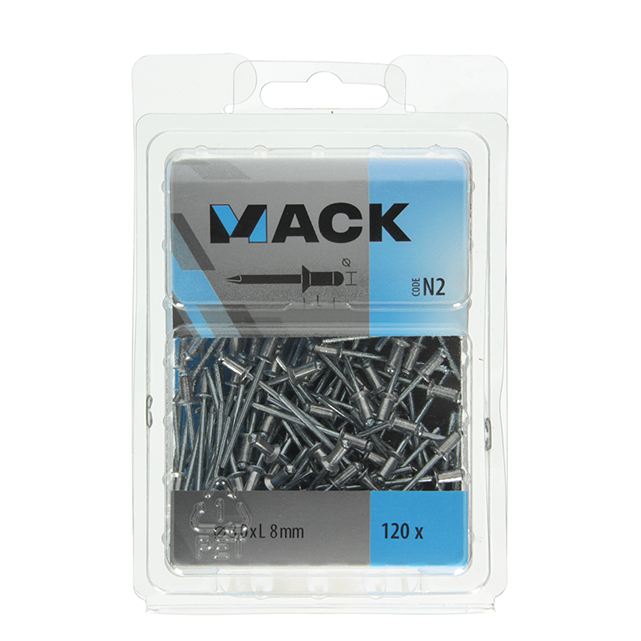 Mack blindklinknagels aluminium Ø3,2x8mm (120st)