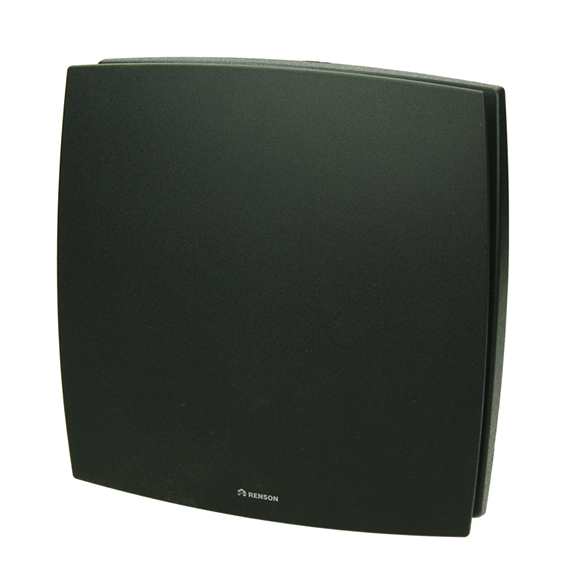 Renson cover ventilateur mécanique 92 noir Ø125mm