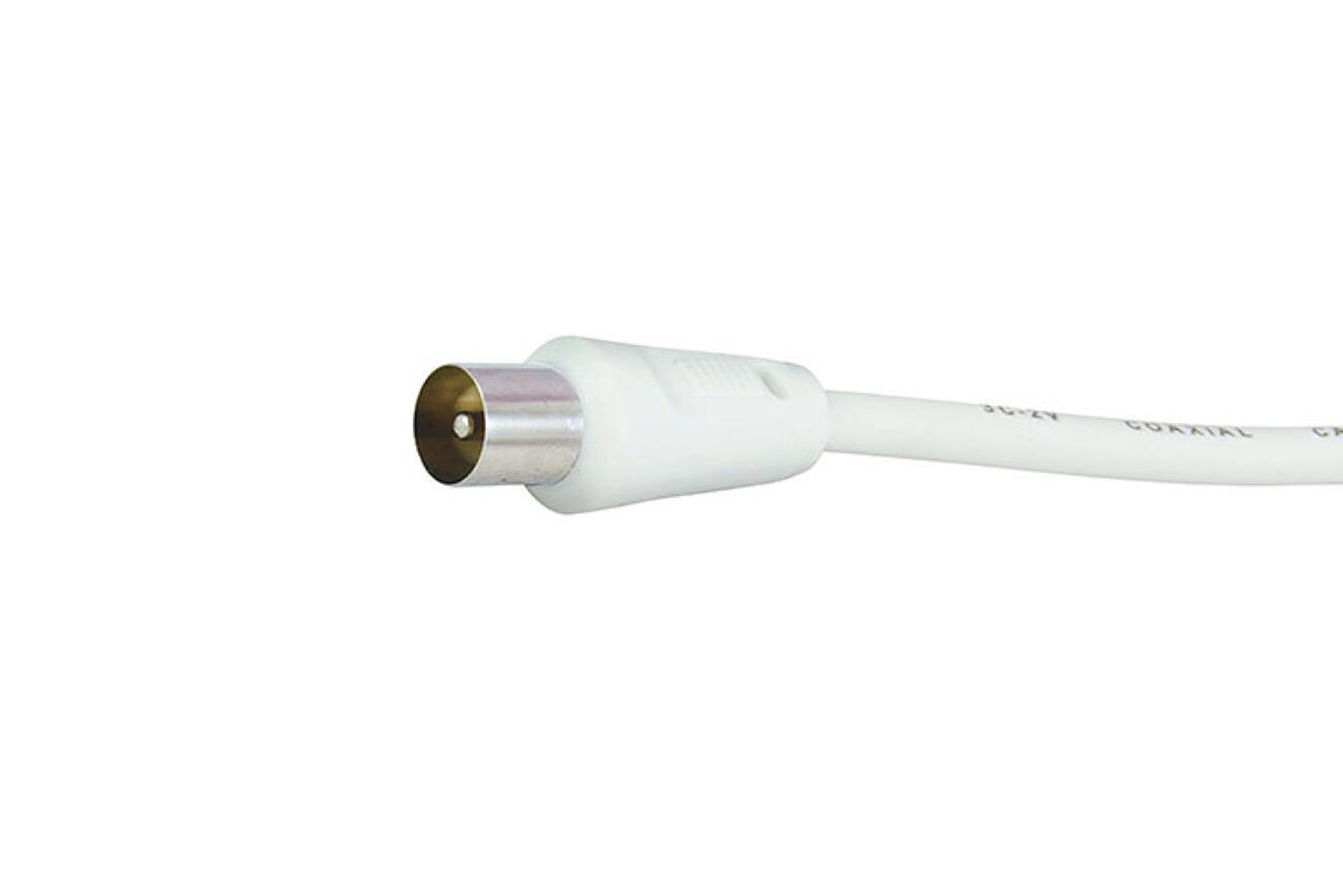 Profile câble coaxial 1,5m blanc