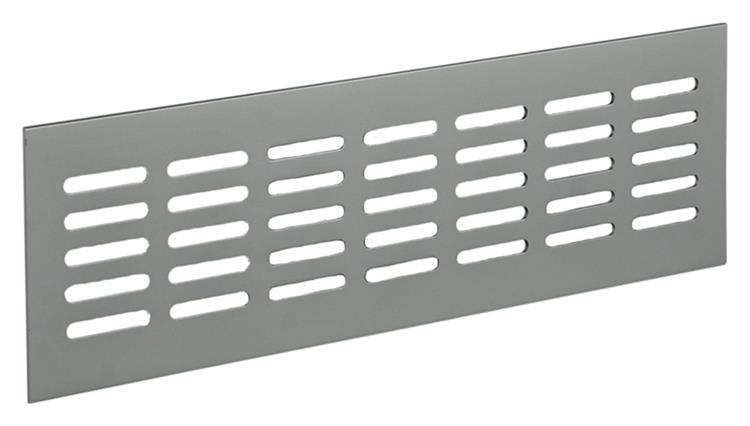 Renson grille d'aération encastrable 381 aluminium naturel 300x80mm