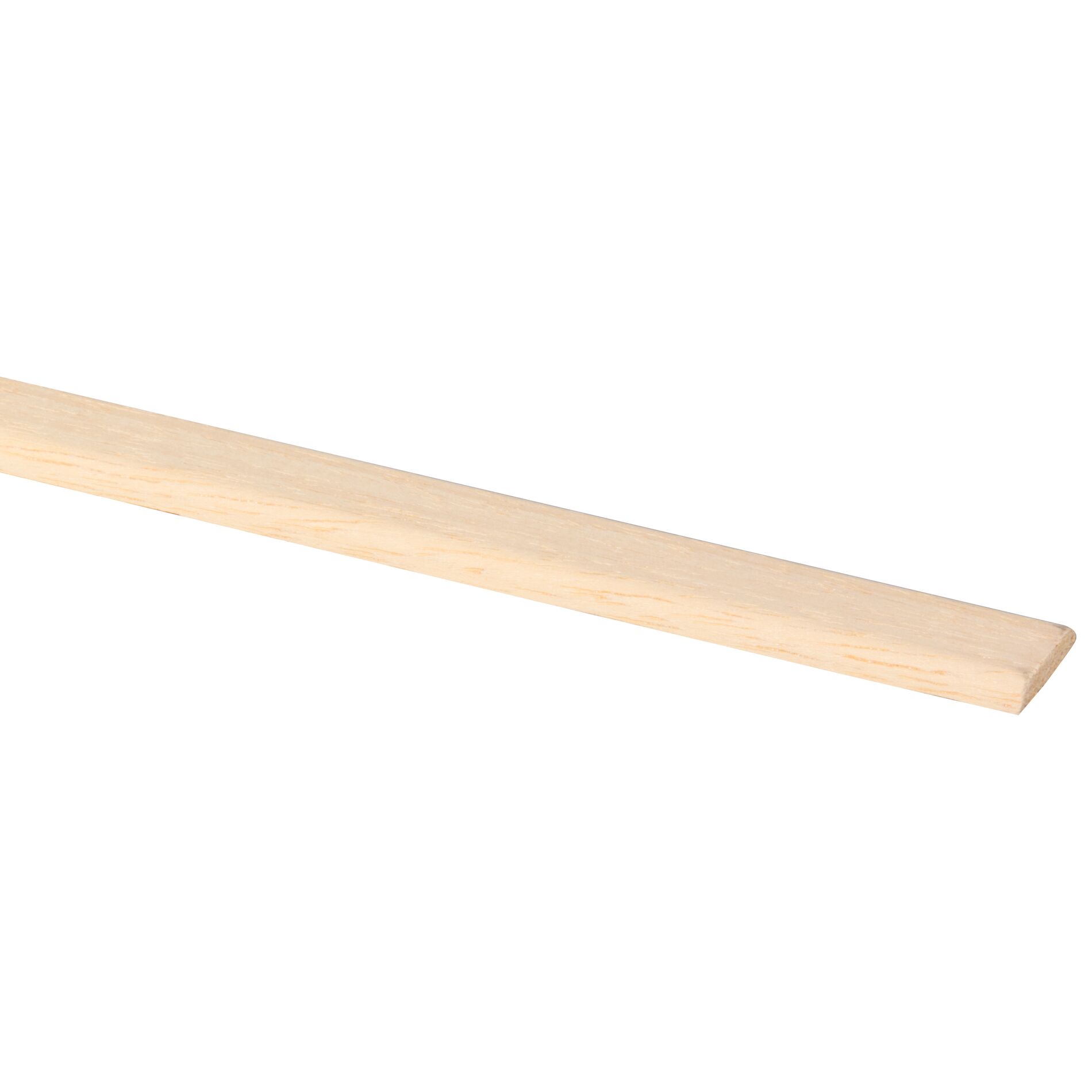 Couvre-joint bois dur blanc 4x19mm 240cm