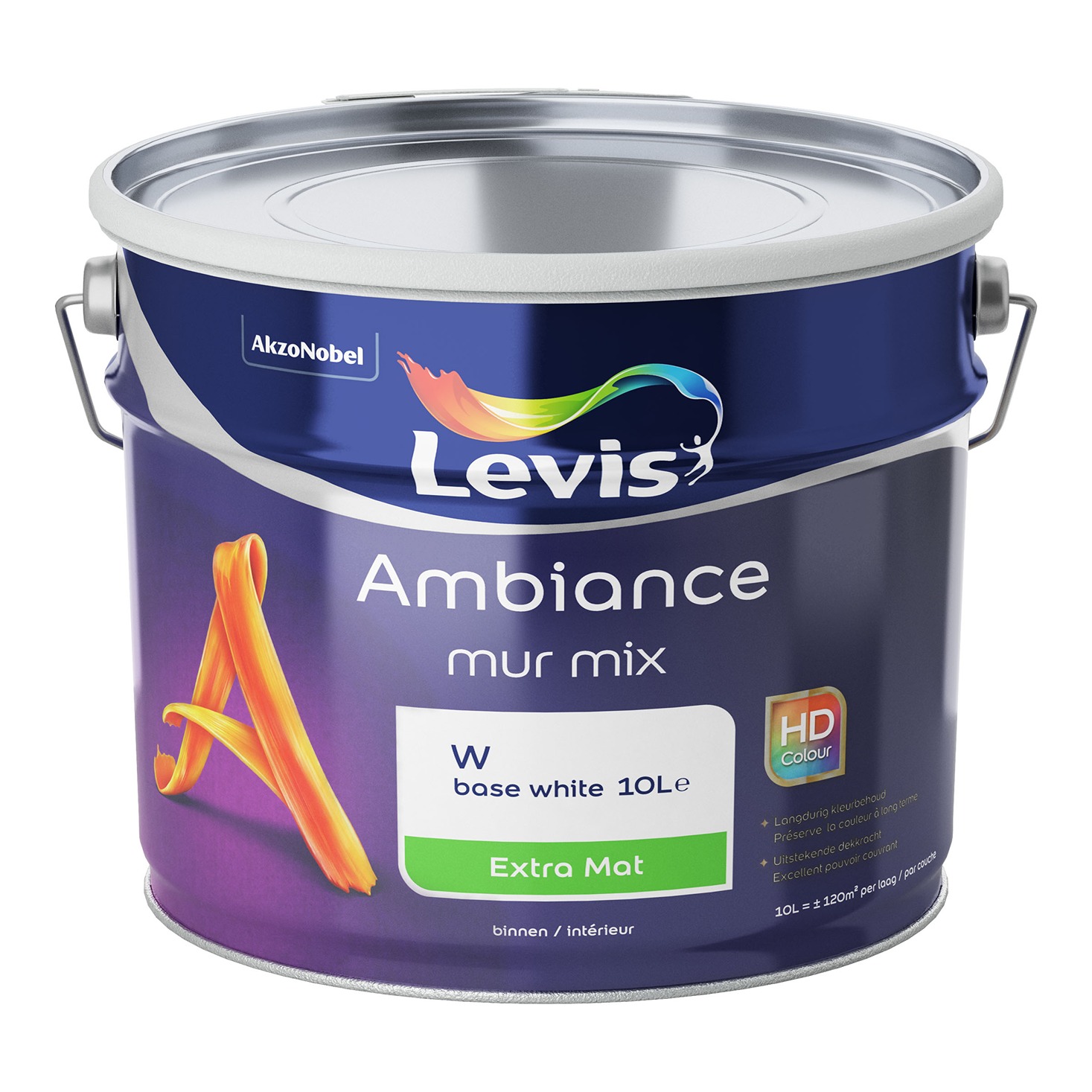 Levis Ambiance Mur Extra Mat Mix Base W - 10l