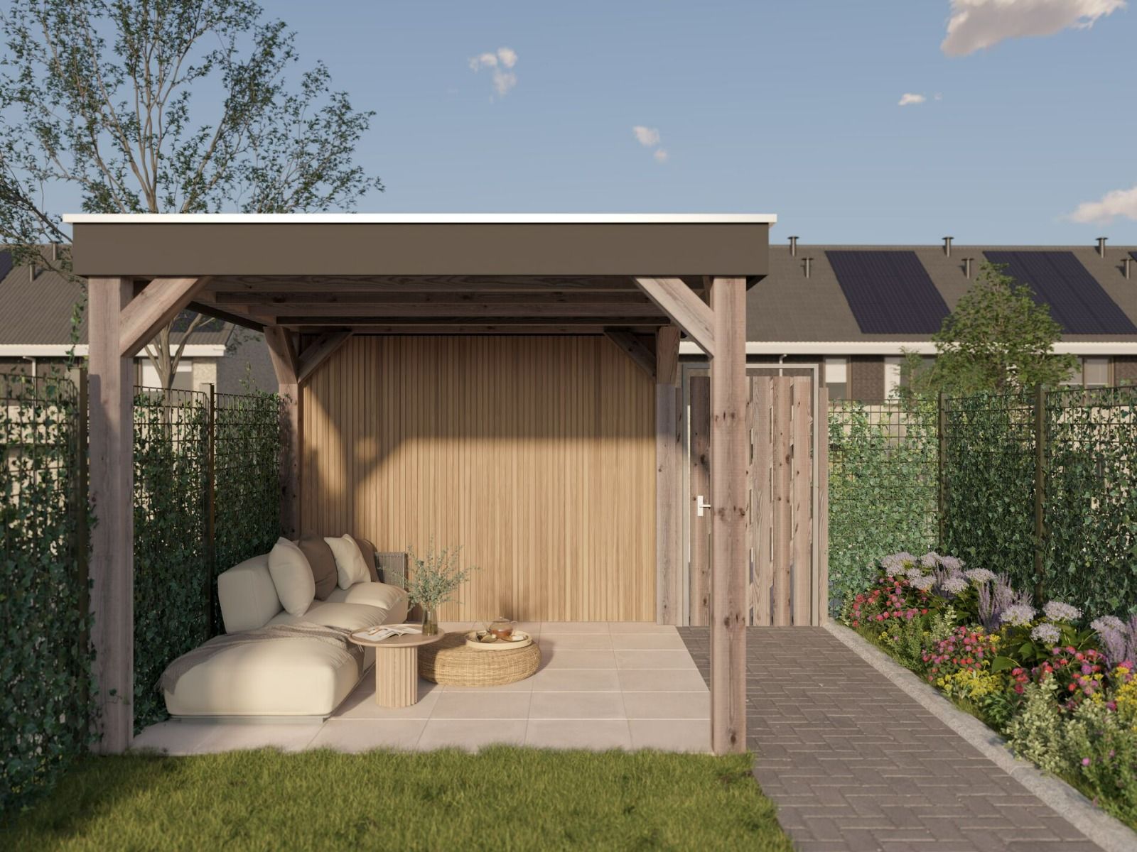 Cando Decowall Outdoor Karamel 238x14x2cm 5st