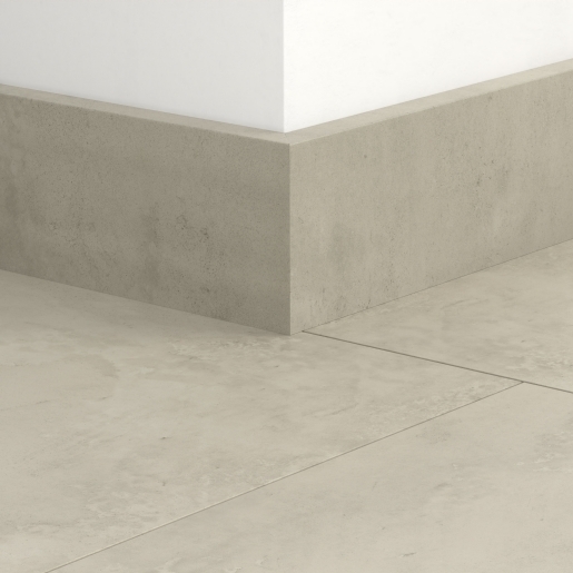 Quick-Step sol stratifié - Plinthe parquet 5488 Gris ciment - Pack 6 pièces