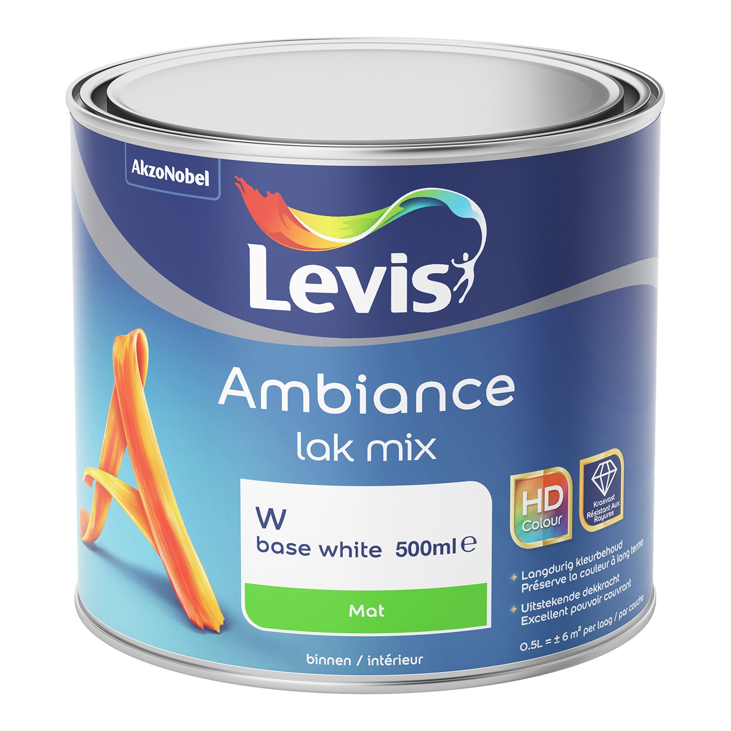 Levis Ambiance Lak Mat Mix Base W - 0.5l