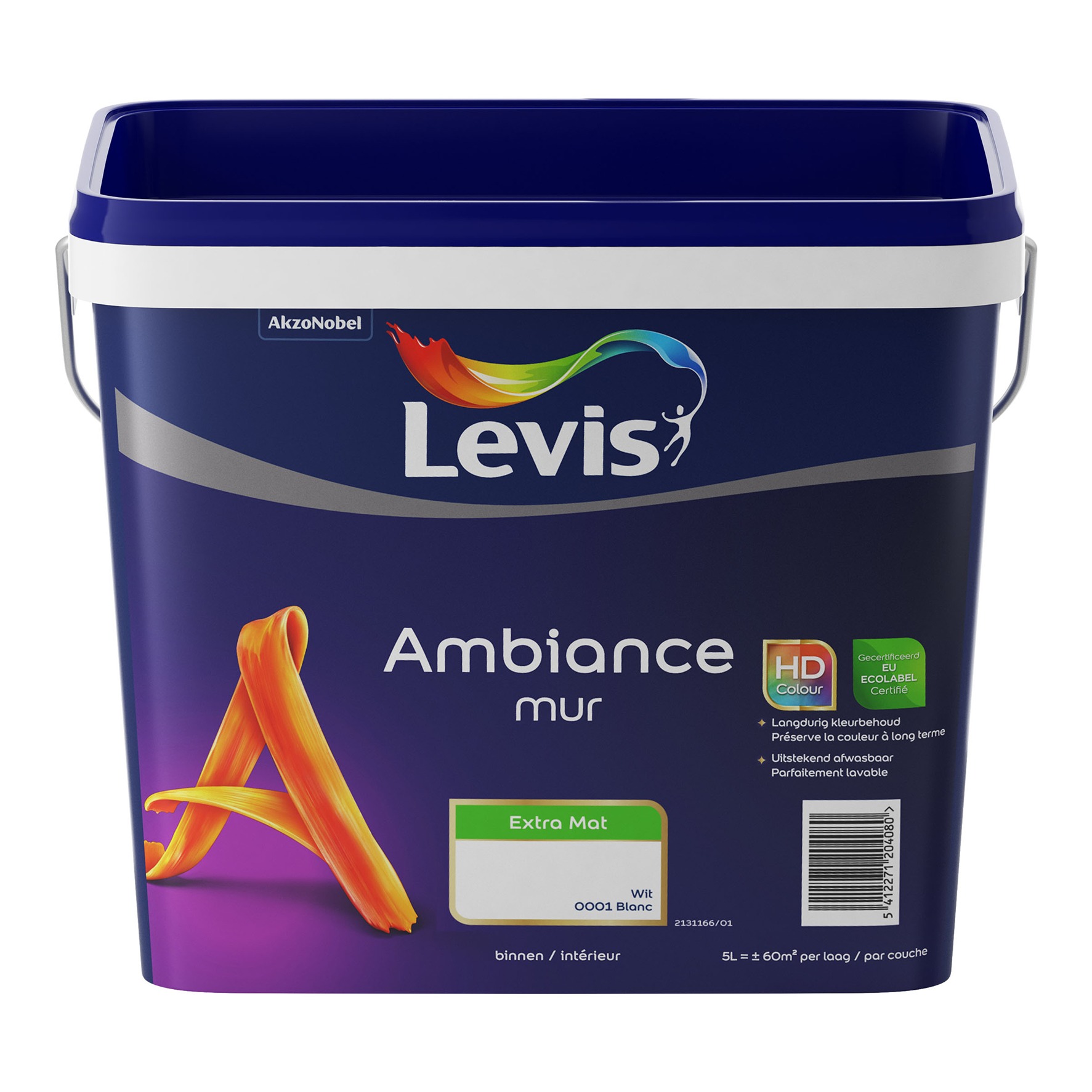 Levis Ambiance Mur Extra Mat 5l Blanc