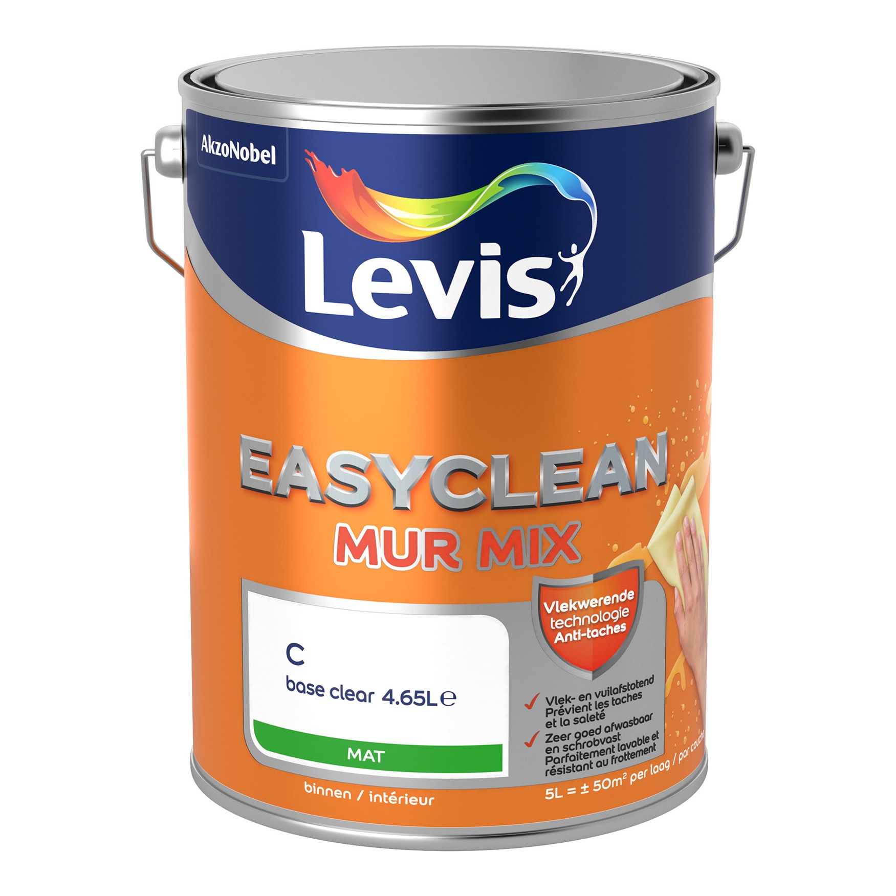 Levis EasyClean Mur Mat Mix Base C - 5l