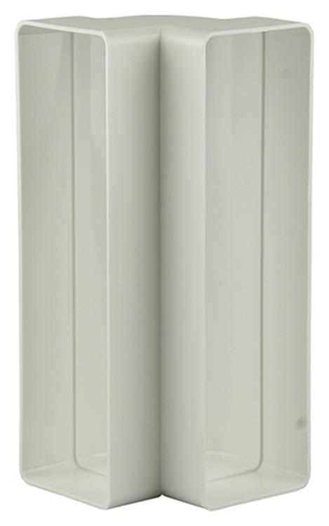 Renson PVC hoekverbinding 90° verticaal 7015 wit 204x60mm