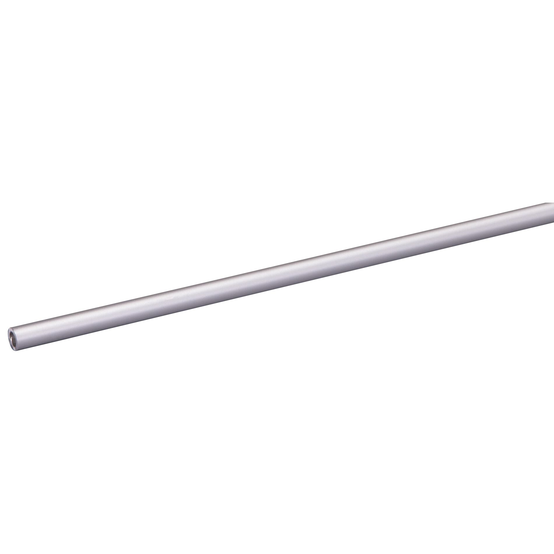 Ronde buis geanodiseerd aluminium naturel Ø6mm 100cm