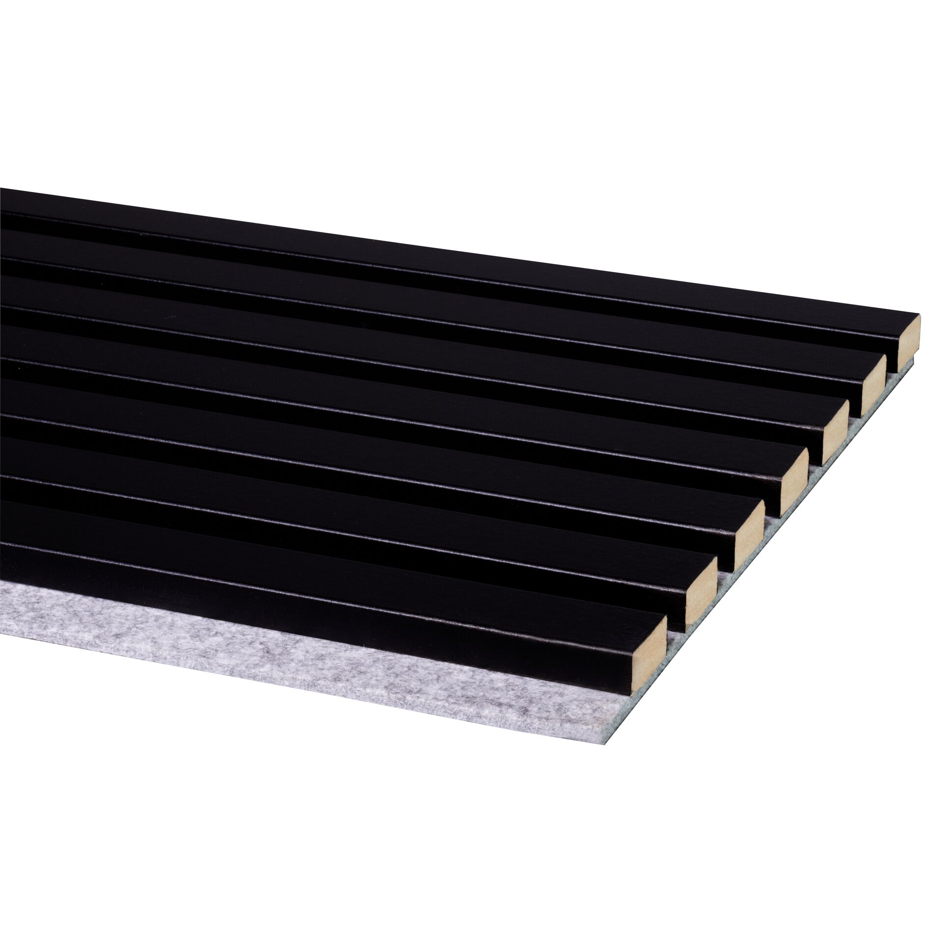 Decowall Acoustic zwart 260x30cm 2st