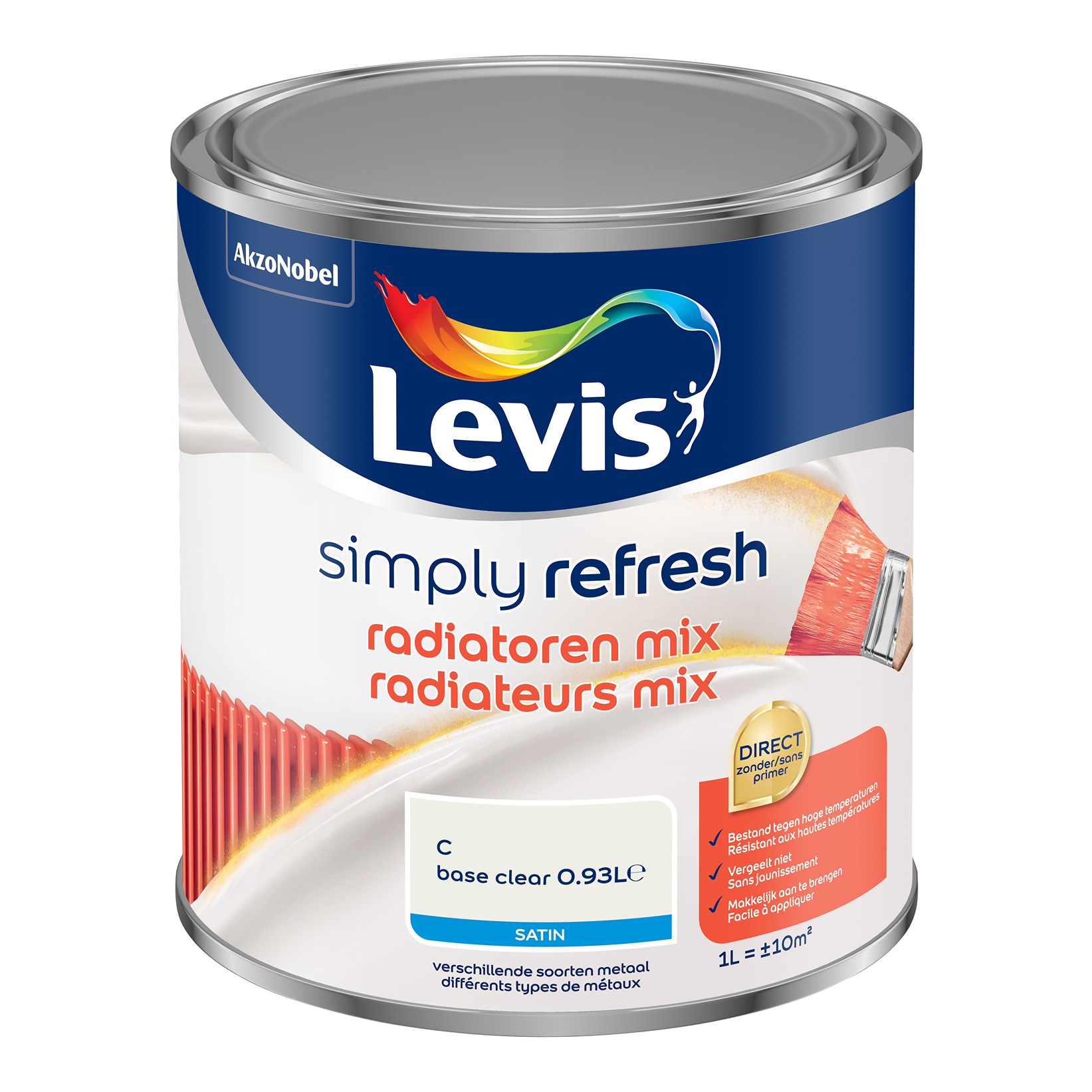 Levis Simply Refresh Radiatoren Satin Mix 1l Clear