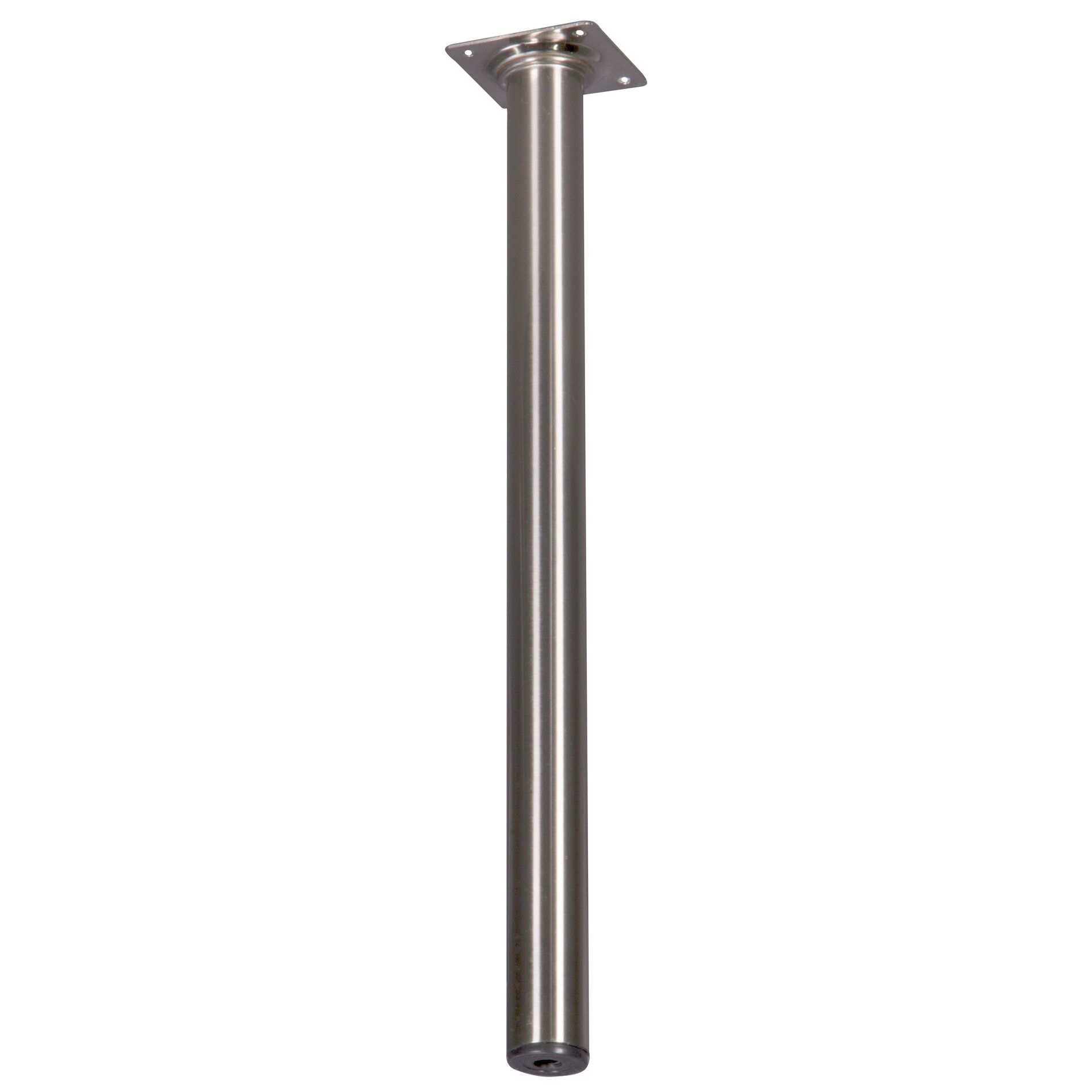 Pied rond inox look Ø30mmx40cm