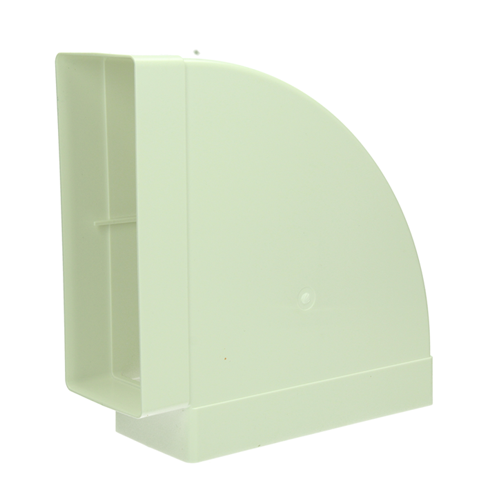 Renson PVC hoekverbinding 90° horizontaal 7016 wit 220x90mm