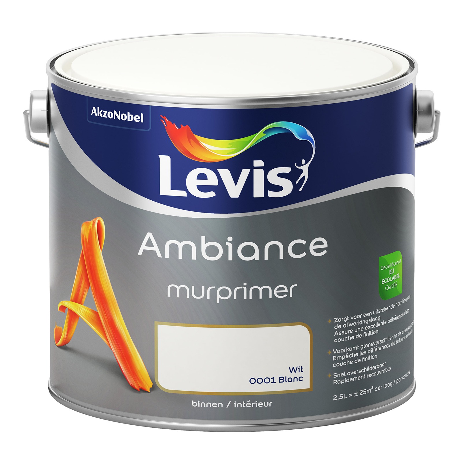 Levis Ambiance Murprimer 2.5l Wit