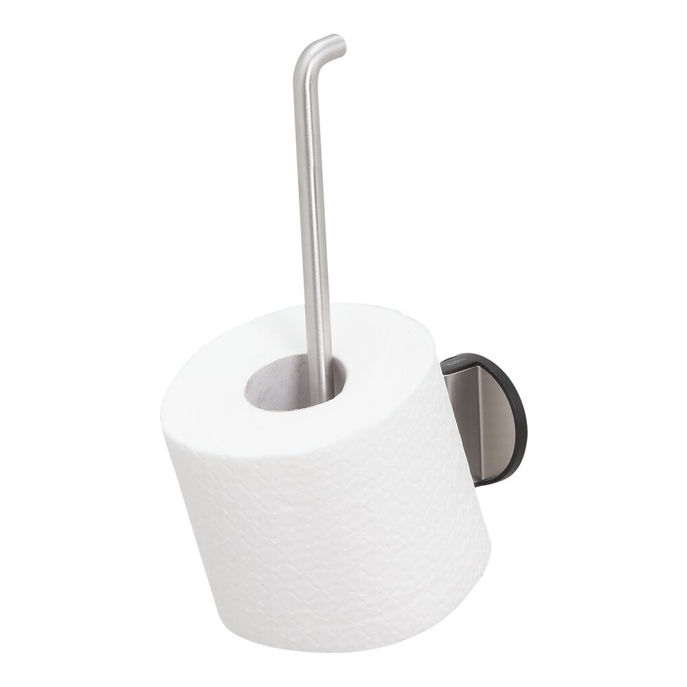 Tiger Tune Porte-rouleaux papier toilette de réserve Acier inoxydable brossé / Noir