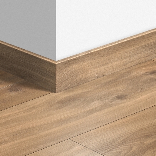 Quick-Step sol stratifié - Plinthe parquet 1487 Chêne minuit naturel 2400x77x14mm