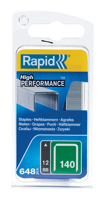 Rapid agrafes galvanisées n°140/12mm (650pcs)